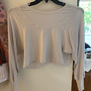 Lululemon crop long sleeve top